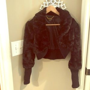 Bebe fur jacket.